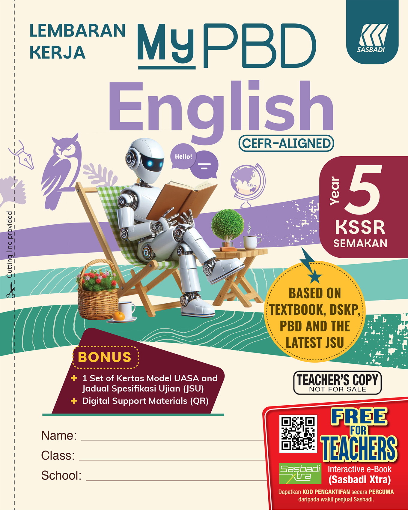 LEMBARAN KERJA MYPBD KSSR ENG YEAR 5 Cover